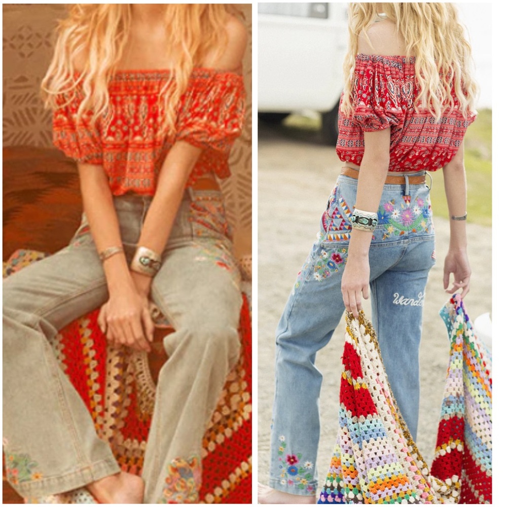Spell Gypsiana Crop Top Ted, XS